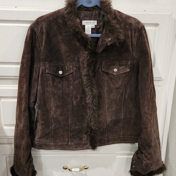 Coldwater Creek Jackets & Blazers - Coldwater Creek Suede Jacket